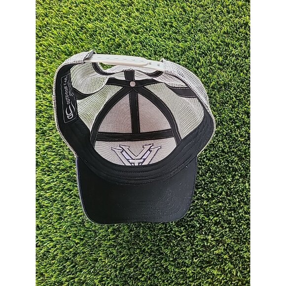 VORTEX Optics Embroidered Logo Gray & Navy Mesh Snapback Cap Hat - Picture 13 of 16
